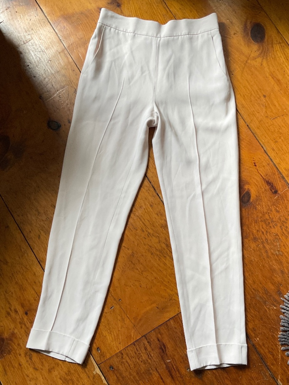 AKRIS Chris Tapered Pants Size 6‎ minimalist color pink beige  $1250 - Picture 8 of 13